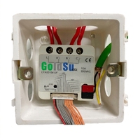 Module de commande d'interrupteur intelligent KNX/EIB intégré 3 voies 10A personnalisable pour système hôtelier intelligent et système domotique KNX