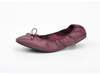 Vente en gros de chaussures plates confortables et tendance pour femmes, style décontracté, à enfiler