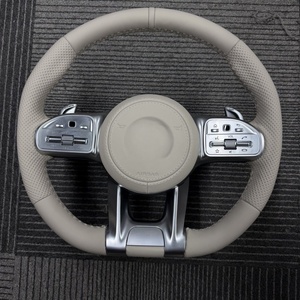 Volant en cuir <span class=keywords><strong>Mercedes</strong></span> pour Classe C/Classe E/<span class=keywords><strong>GLC</strong></span>/GLE/GLB/CLA/C200/E300 260 – Nouvelle conversion et mise à niveau - Product Image 1