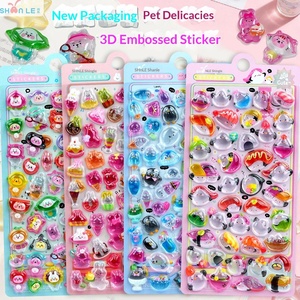 No.192 SL-BBW46-49 Latest Best-selling <b>Plastic</b> 3D Relief Stickers with <b>Animals</b> & Nature Theme - Product Image 1