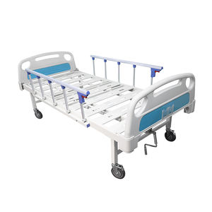 Tempat Tidur Rumah Sakit Manual ABS Engkol Tunggal dari Produsen, Tempat Tidur Perawatan Ekonomis untuk Pasien Terbaring - Product Image 4