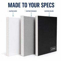 Panneau en mousse PVC de haute qualité 1220x2440mm 4*8 pieds, flexible, type Sintra Forex
