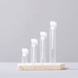 Cosmetic Packaging 0.5ml 1ml Glass <b>Perfume</b> Transparent <b>Sample</b> <b>Bottle</b> Amber Mini Glass Vial - Product Image 2