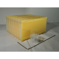 Kunststoff Waben bienenstock Kamm Auto Flowing Honeycomb Bee Hive Rahmen mit Werkzeugen