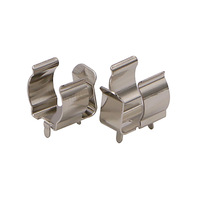 Supports de connecteurs d'ions noirs ronds cylindriques secs de haute qualité Clip de batterie en argent avec accessoires d'alimentations à fusible
