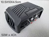 OEM ODM Amplifier Mobil 4 Kanal Kelas D 50W*4 RMS Mini Kompak Penguat Audio Mobil