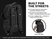 Mochila para Portátil Impermeable con Logotipo Personalizado al por Mayor, Bolsa Escolar de 15.6 Pulgadas para Estudiantes de Secundaria y Universidad