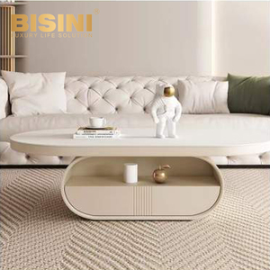Bắc Âu kính cường lực Chuông Bàn cà phê phòng khách cá tính sáng tạo vòng hiện đại đơn giản ánh sáng sang trọng Bàn cà phê nhỏ - Product Image 4