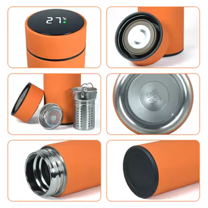 באיכות גבוהה 17 עוז בקבוק מים חכם נייד תרמוס בקבוק קפה תה טמפרטורה תצוגת ואקום בקבוק עם מסנן - Product Image 6