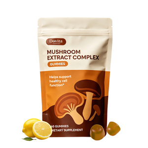Gummies Complexe de Champignons USA OEM Crinière de Lion, Reishi, Chaga, Cordyceps, Queue de Dinde – Formule Naturelle Végétalienne Certifiée GMP - Product Image 1