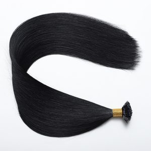 Estensioni per capelli brasiliani all'ingrosso con cheratina naturale grezza, punta <span class=keywords><strong>I</strong></span>/<span class=keywords><strong>U</strong></span>/V/K, allineate alle cuticole, capelli umani lisci come seta - Product Image 5