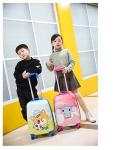 Koper Troli Anak Baru 18-inci Koper Kartun Animasi Koper Pelajar Roda Universal - Product Image 1