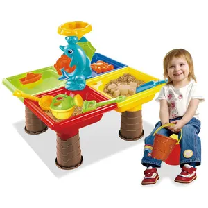 Hot Sale Beach Toys 23pcs Sand And Water Play Table With Chair