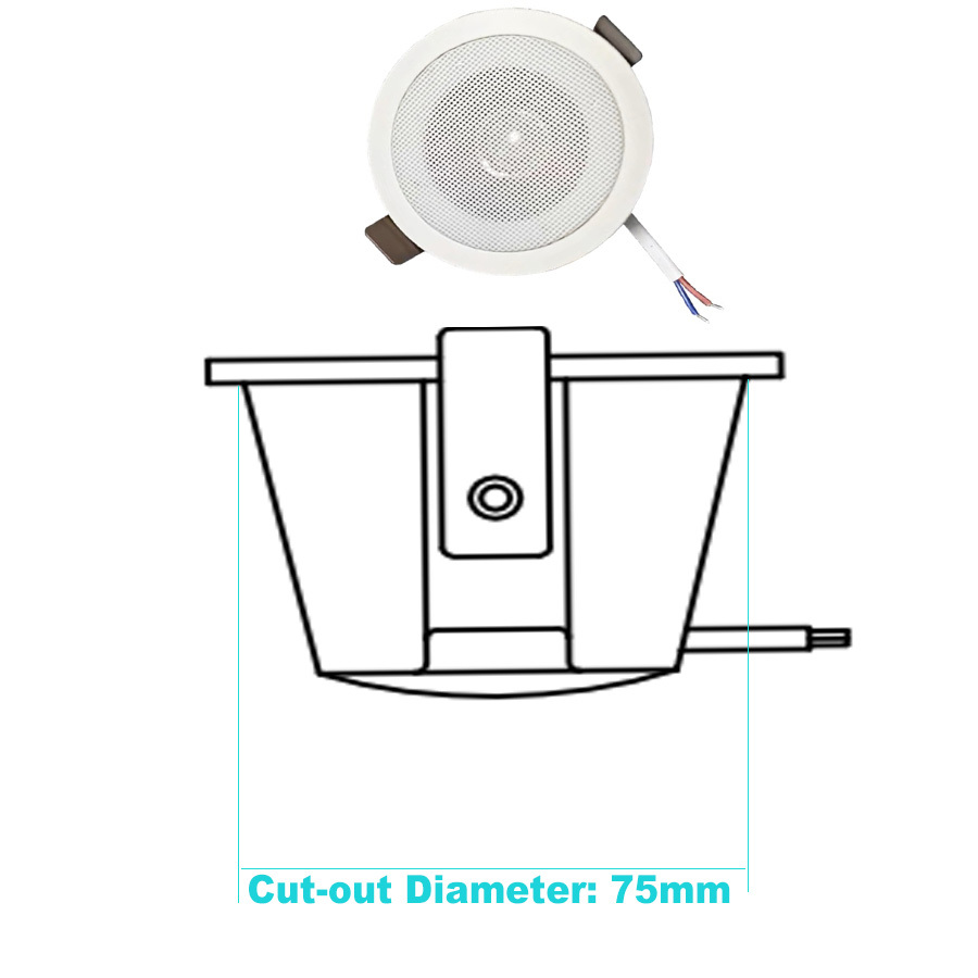 Customizable 5-10W Wired Ceiling Speakers with Multi-Room Linkage, Bluetooth Compatible for Home, Hotel & Apartment · image 5
