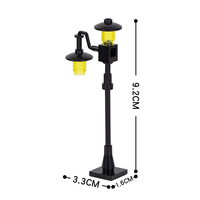 Ensemble MOC4064, vente en gros de lampadaires, série de villes, jouets pour enfants, garçons et filles, blocs de construction, briques