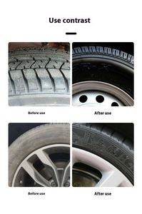 Dual Use Plastic Wheel Hub Brush Tool Home Supplies for Tire <b>Gap</b> and Car Wash Cleaning - Product Image 4