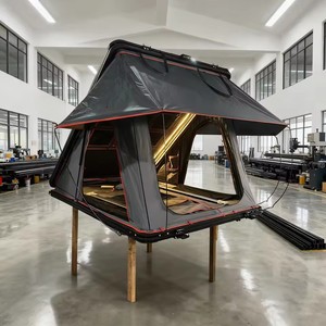 Carpa de Techo para Auto, Tipo Extendido, Tela Oxford, Carcasa Rígida, Cuatro Estaciones, Una Habitación, Plegable, Impermeable, Resistente al Viento, Protección UV - Product Image 1