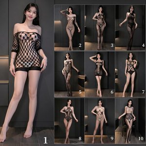 Body de malla transparente para mujer, lencería erótica, ropa de verano 2026, origen China, tela de poliéster - Product Image 3
