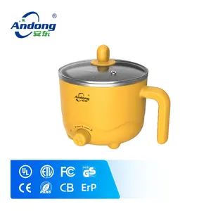 Andong kleiner elektrischer Multifunktions-Hot Pot 1.2L Instant-Nudel kocher