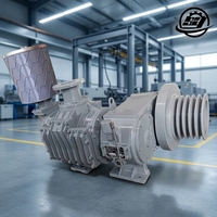 Compresseur d'air alternatif monocylindre sans huile à haut débit de qualité industrielle, refroidi par air, conçu pour le ciment en vrac