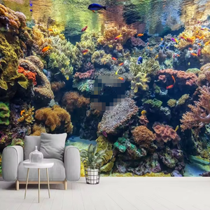 <span class=keywords><strong>Papier</strong></span> <span class=keywords><strong>peint</strong></span> de chambre Coral <span class=keywords><strong>Aquarium</strong></span> Mural Tropical Fish Sea View - Product Image 5