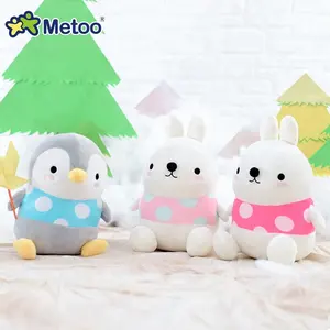 Мягкая Плюшевая Кукла-Кролик Metoo, игрушка-кролик с тканью