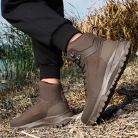 Chaussures de randonnée légères et respirantes en tricot anti-dérapant, bottes de désert pour l'extérieur, personnalisables OEM/ODM, vente chaude en usine