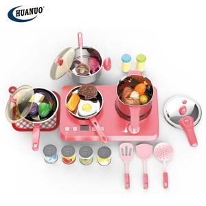 Di alta qualità Play House per bambini in acciaio inox <span class=keywords><strong>giocattolo</strong></span> di simulazione pentole e padelle per cucinare cibo in acciaio inox cucina <span class=keywords><strong>giocattolo</strong></span> - Product Image 4