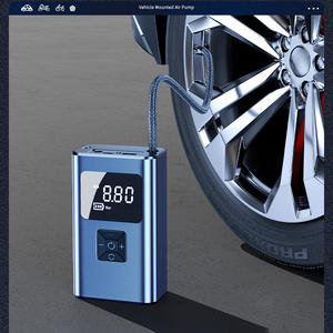 Pompe à air compacte et portable Daisheng pour voiture, affichage numérique, gonfleur de pneus 12V pour petites voitures, électrique - Product Image 4