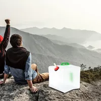 Réservoir d'hydratation pliable en PVC imperméable de 5L à 20L, grande capacité, pour le camping en extérieur