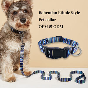 כלב צווארון בוהמיאן הדפסה פוליאסטר חיית מחמד מתכווננת צווארון הדפסה דיגיטלית מותאם אישית עבור כלבים - Product Image 4