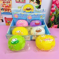 Jouet anti-stress souple et amusant à presser, à rebond lent, avec grande bouche et texture fluide, idéal comme cadeau