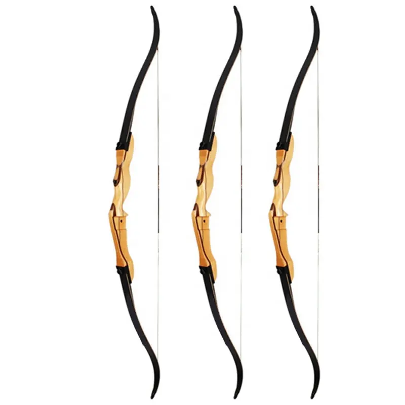 JWF-168 China high quality bow hunting archery takedown recurve short recurve bow wooden bows archery