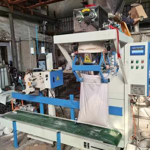 Máquina automática de envasado de polvo de boca abierta 10kg 25kg 50kg línea de costura bolsa de papel máquina de embalaje de aplicación de alimentos - Product Image 2