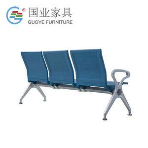 เก้าอี้พักคอย Guoye Furniture รุ่น GY-C93PU เบาะ PU พนักวางแขนโลหะ ม้านั่งสาธารณะแบบเรียงแถว - Product Image 3