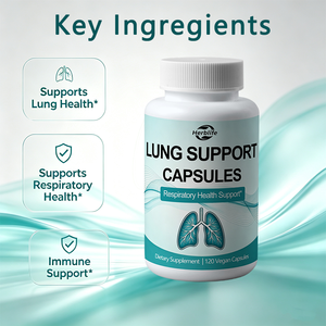 Cápsulas para el Apoyo de la Salud Pulmonar de Marca Privada OEM/ODM con Logotipo y Empaque Personalizados para Apoyo Respiratorio - Product Image 3