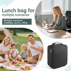 Built in Detachable Ice Pack Insulated <b>Cooler</b> Tote With Handle for Men or Women Freezable Insulated Lunch Bag - Product Image 4