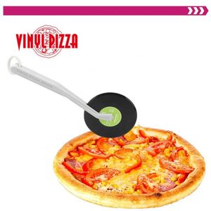 Creative Retro Vinyl Record Pizza Cutter With Food Grade <b>Plastic</b> Handle Customized for Wedding and Household Use - Product Image 3