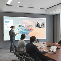 Pantalla LED COB Todo en Uno de 108 135 165 Pulgadas, Pantalla Táctil P1.25 Android 15/16 para Reuniones y Conferencias