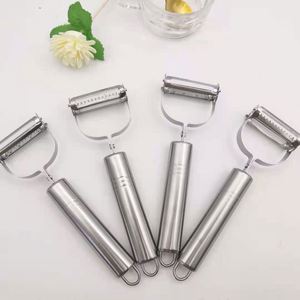 Stainless Steel Multi-function Peeler Slicer <b>Vegetable</b> <b>Fruit</b> Potato Cucumber Grater Portable Sharp Kitchen Accessories <b>Tool</b> - Product Image 4