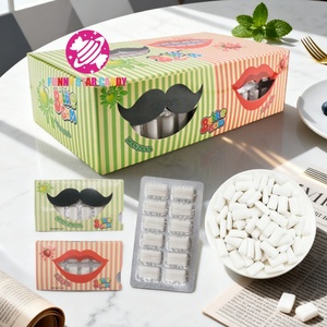 Fabricante Xylitol Bubble Gum Candy logotipo personalizado Chiclete dientes embalaje afrutado Super Mint sabor chicle - Product Image 1