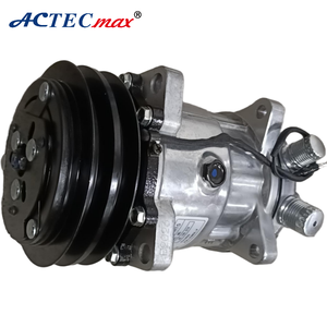 <span class=keywords><strong>Compresor</strong></span> de <span class=keywords><strong>Aire</strong></span> <span class=keywords><strong>Acondicionado</strong></span> para Automóvil Universal AC.100.574 ACTECmax de Alta Calidad R134a Sanden 7H15/709 12V ORING VERTICAL - Product Image 2