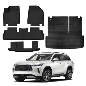Alfombrillas de Coche TPE al por Mayor, Servicio Personalizable/OEM, Desarrollo de Moldes Disponible, Compatibles con Infiniti QX60 <span class=keywords><strong>2021</strong></span>+, <span class=keywords><strong>SUV</strong></span> Familiar, Impermeables - Product Image 1