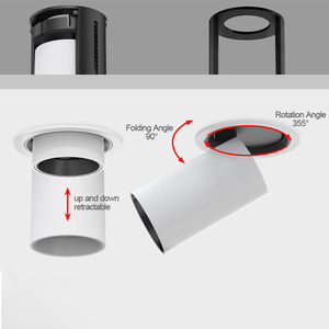 Đèn LED âm trần COB nhôm chống chói 10W, có thể điều chỉnh độ cao, không nhấp nháy, thiết kế hiện đại cho nội thất - Product Image 4