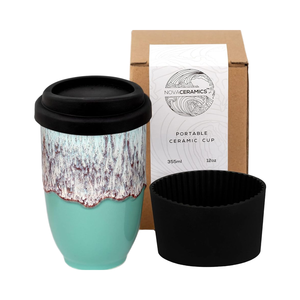 Nébuleuse micro-ondes et lave-vaisselle 12oz tasse de voyage en céramique réutilisable tasse à café gobelet Unique <span class=keywords><strong>Go</strong></span> tasse cadeau pour femmes hommes lui elle - Product Image 6