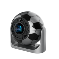 Nouveau projecteur vidéo intelligent portable 2026, design football de poche, cinéma super mini LED Android 13 HD