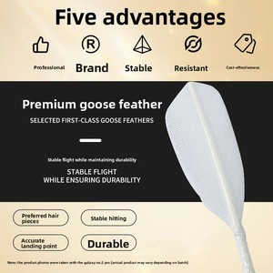 Ballon <span class=keywords><strong>de</strong></span> badminton <span class=keywords><strong>de</strong></span> pointe Kawasaki, pour entraînement et compétition, haute stabilité, résistant, en fibre <span class=keywords><strong>de</strong></span> table, avec double tête en duvet <span class=keywords><strong>de</strong></span> canard, pour jeu King Game - Product Image 6