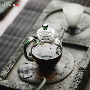 Classical Arabic Eco-friendly Thermostability Blooming <strong>Thermal</strong> Glass <strong>Teapot</strong> - Product Image 3