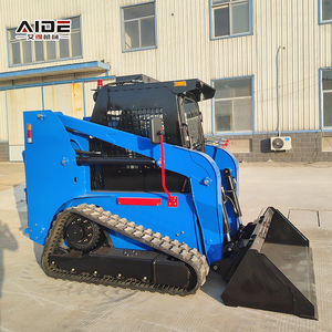 รถตักล้อยางแบบตีนตะขาบ ดีไซน์ใหม่ พร้อมเครื่องยนต์ดีเซล ระบบไฮดรอลิก จัดส่งฟรี มีจำหน่าย - Product Image 4