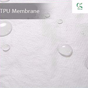 Chinese Manufacturers Waterproof <strong>Fabrics</strong> 190T Brushed <strong>Microfiber</strong> <strong>Pongee</strong> Laminated with 0.02mmTPU - 100% Polyester - Product Image 5